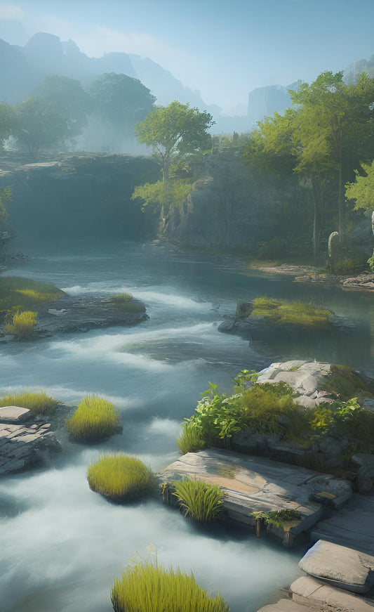 An amazing journey across the Eblaniche River